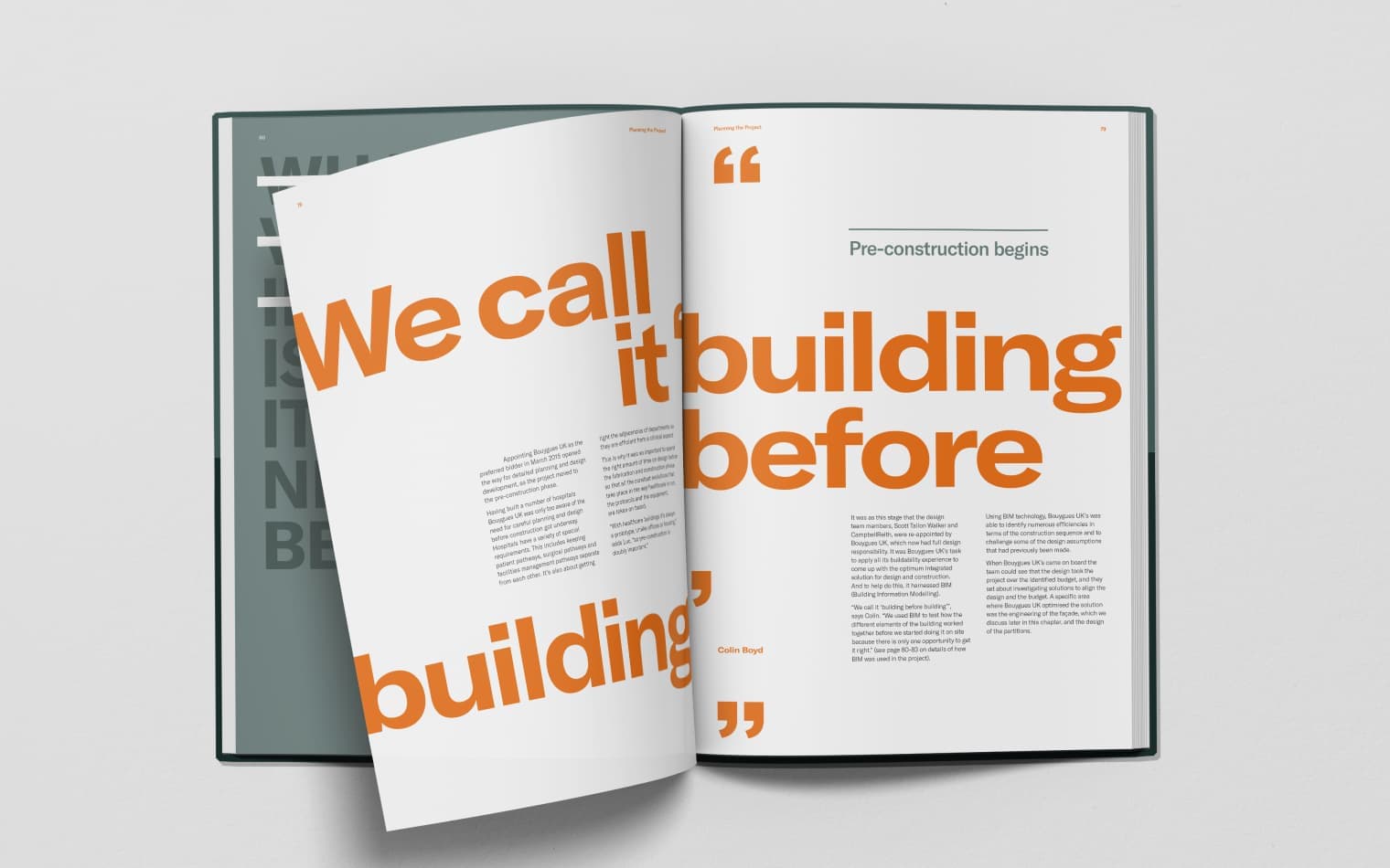 Bouygues | Book Design | Work | Steve Edge Design