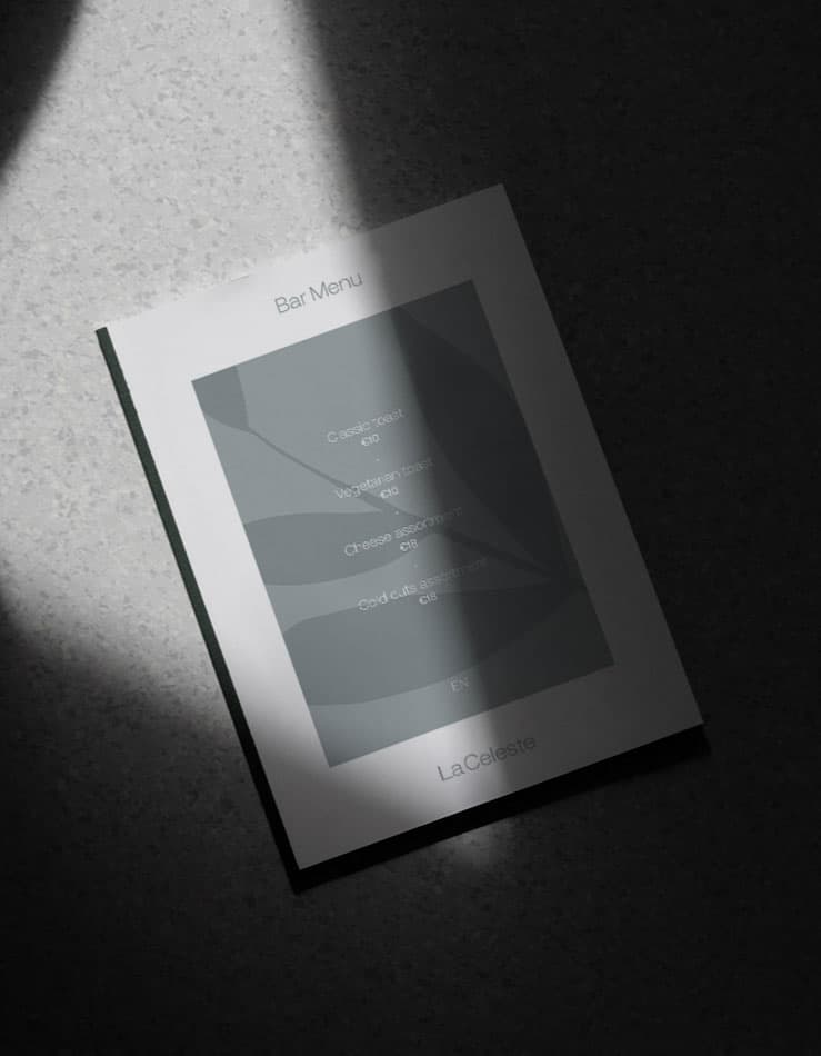 Eden Reserve | Menu Design | Steve Edge Design