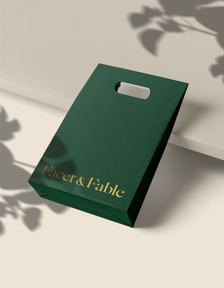 Facet & Fable | Luxury Naming & Branding | Steve Edge Design
