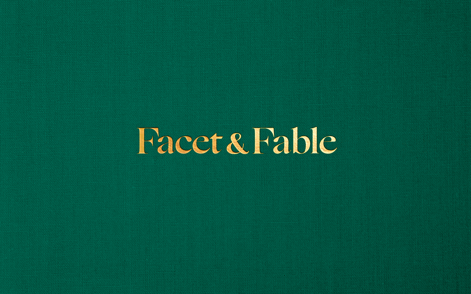 Facet & Fable | Luxury Naming & Branding | Steve Edge Design