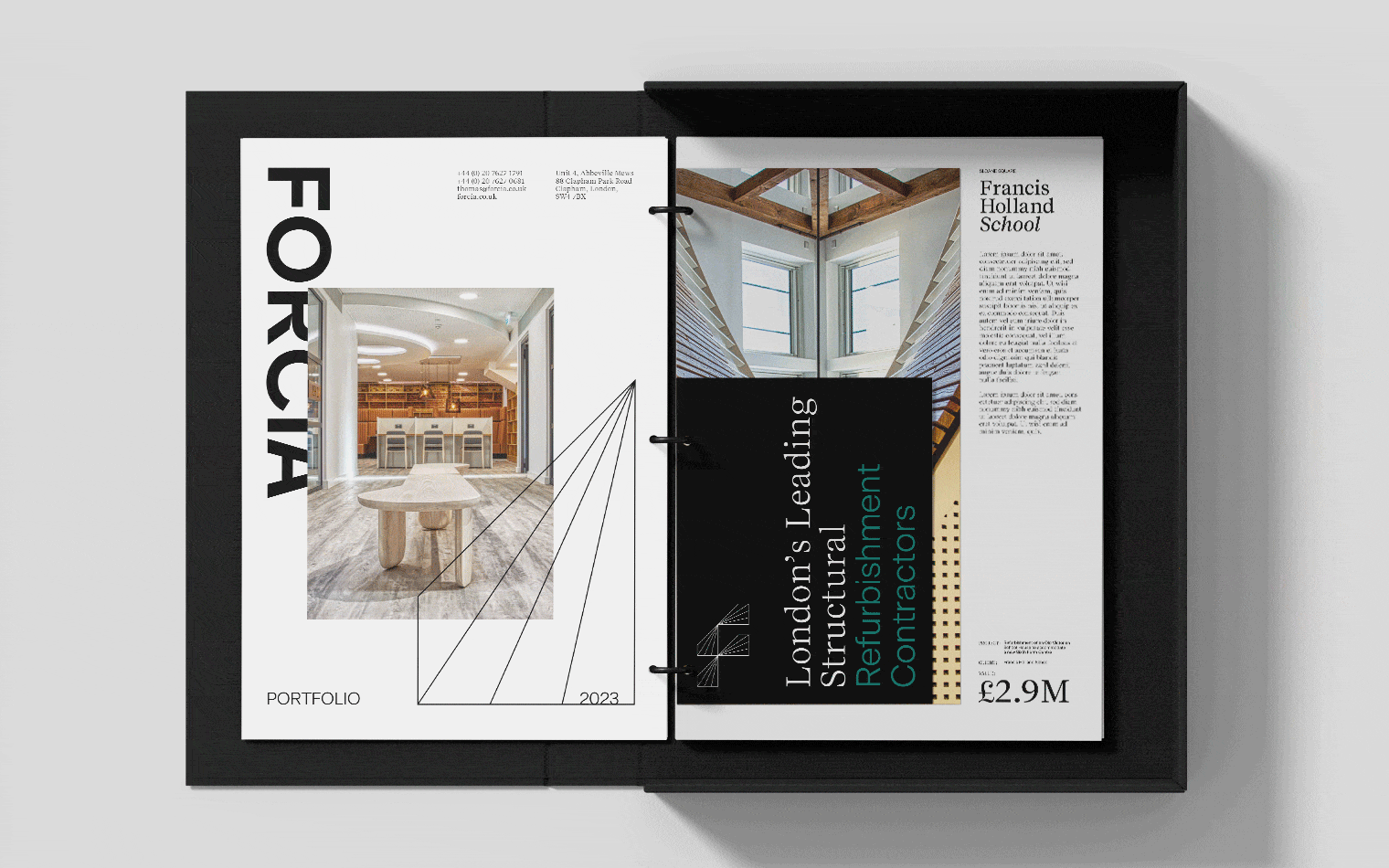 Forcia | Binder Design | Steve Edge Design