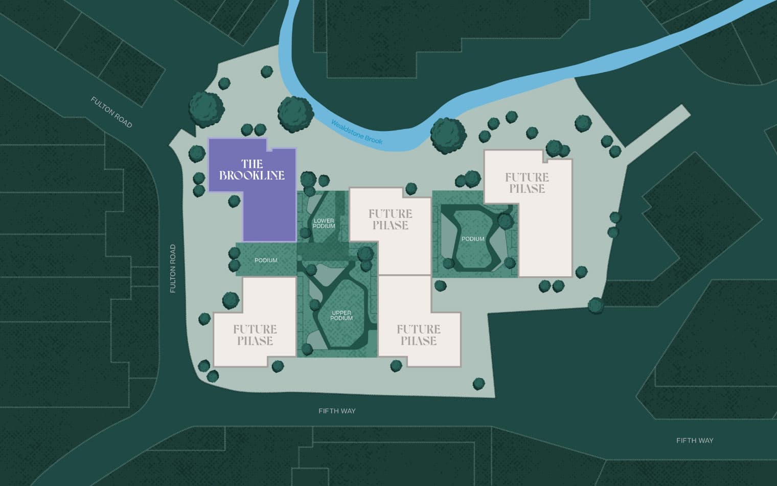 Fulton & Fifth | Siteplan | Steve Edge Design