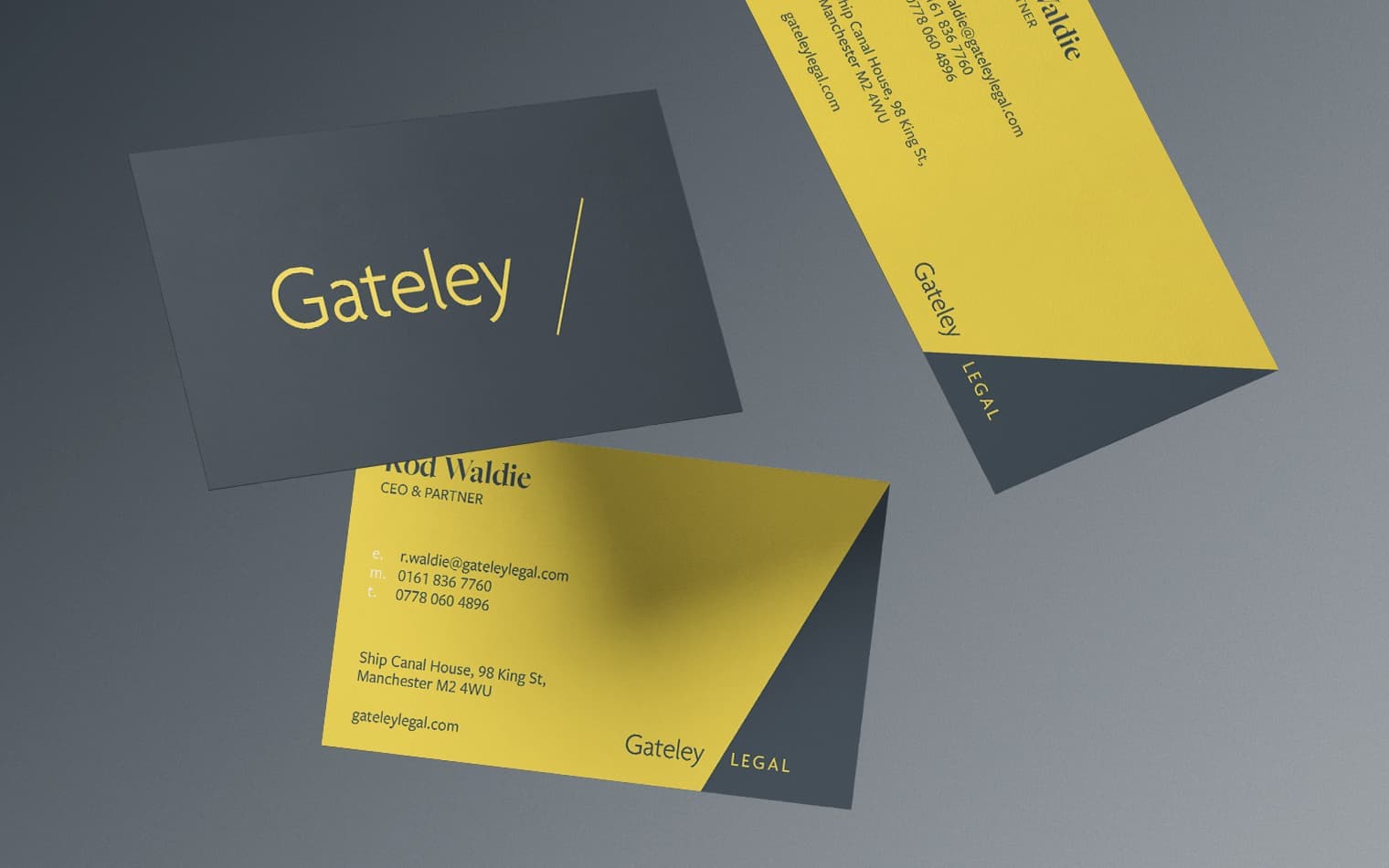 Gateley | Business Card Design | Steve Edge Design
