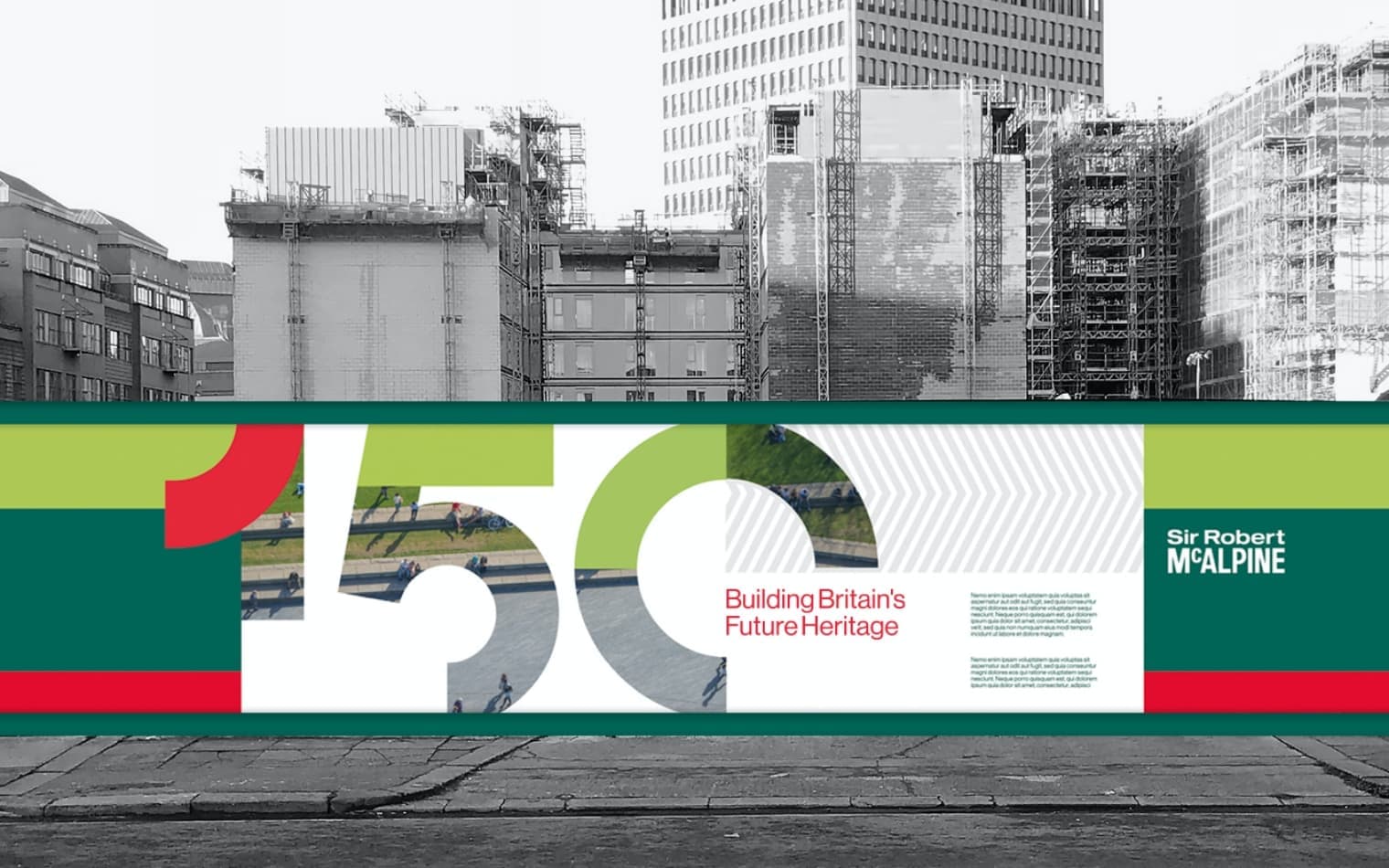 Sir Robert McAlpine | Hoarding Design | Steve Edge Design