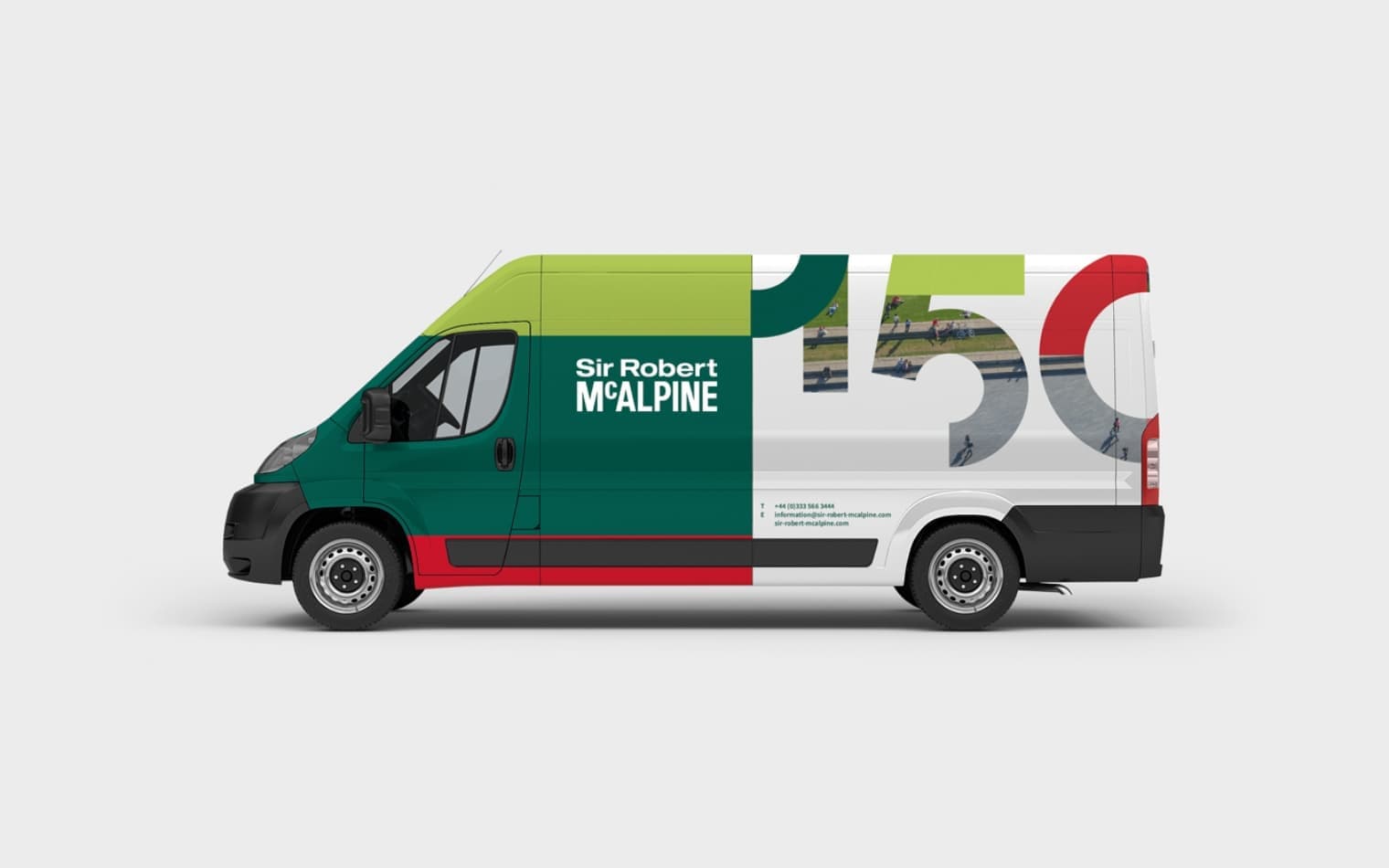 Sir Robert McAlpine | 150 Year Anniversary Branding | Steve Edge Design