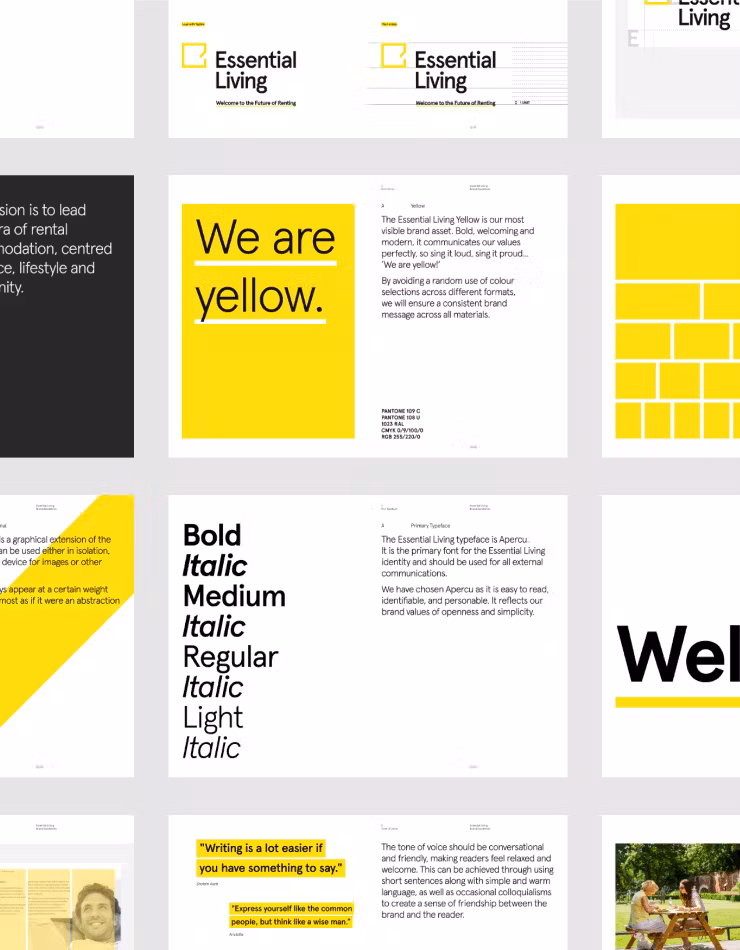 Essential Living | Build to Rent Branding Agency | Steve Edge Design