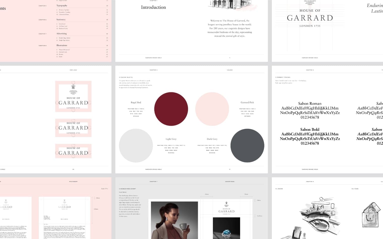 House of Garrard | Stationary Design | Steve Edge Design