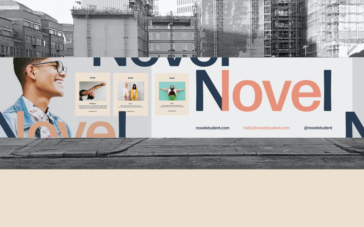 Novel Student | Signage Design | Steve Edge Design