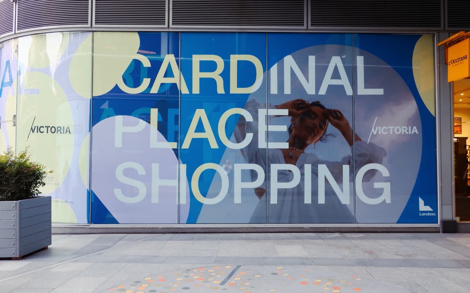 Victoria & Cardinal Place | Hoarding Design | Steve Edge Design