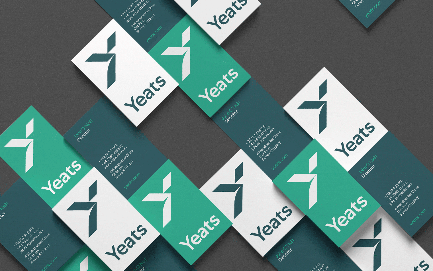 Yeats | Business Card Design | Steve Edge Design