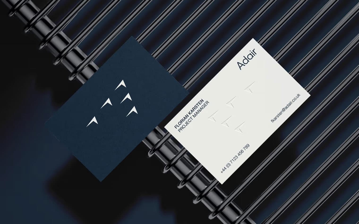 Adair | Business Card Design | Work | Steve Edge Design