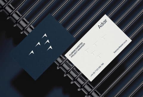 Adair | Construction Consultancy Branding | Work | Steve Edge Design
