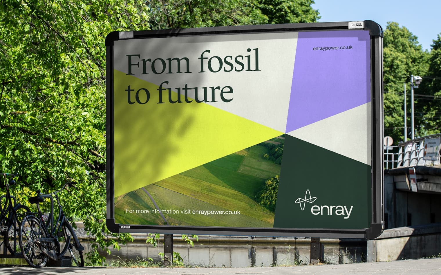 Enray | Renewable Energy Brand Design | Billboard Design | Work | Steve Edge Design