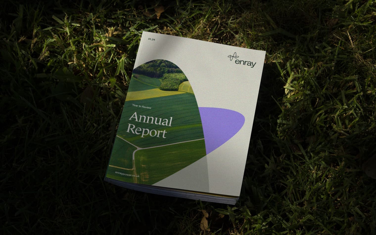 Enray | Renewable Energy Branding | Cover Design | Work | Steve Edge Design
