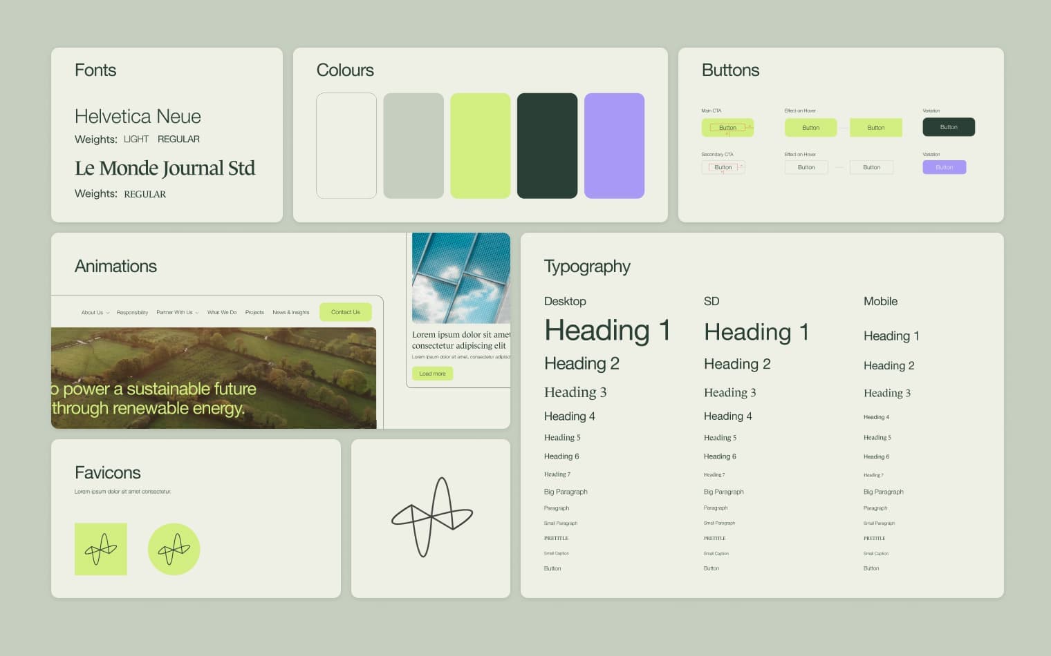 Enray | Renewable Energy Brand Identity | Style Guide | Work | Steve Edge Design
