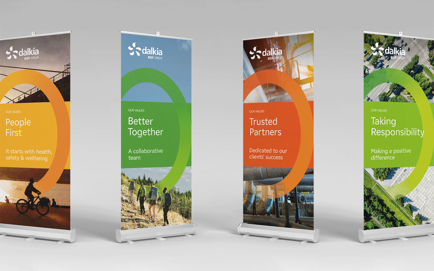 Sustainable Energy Branding Agency | Dalkia Banners