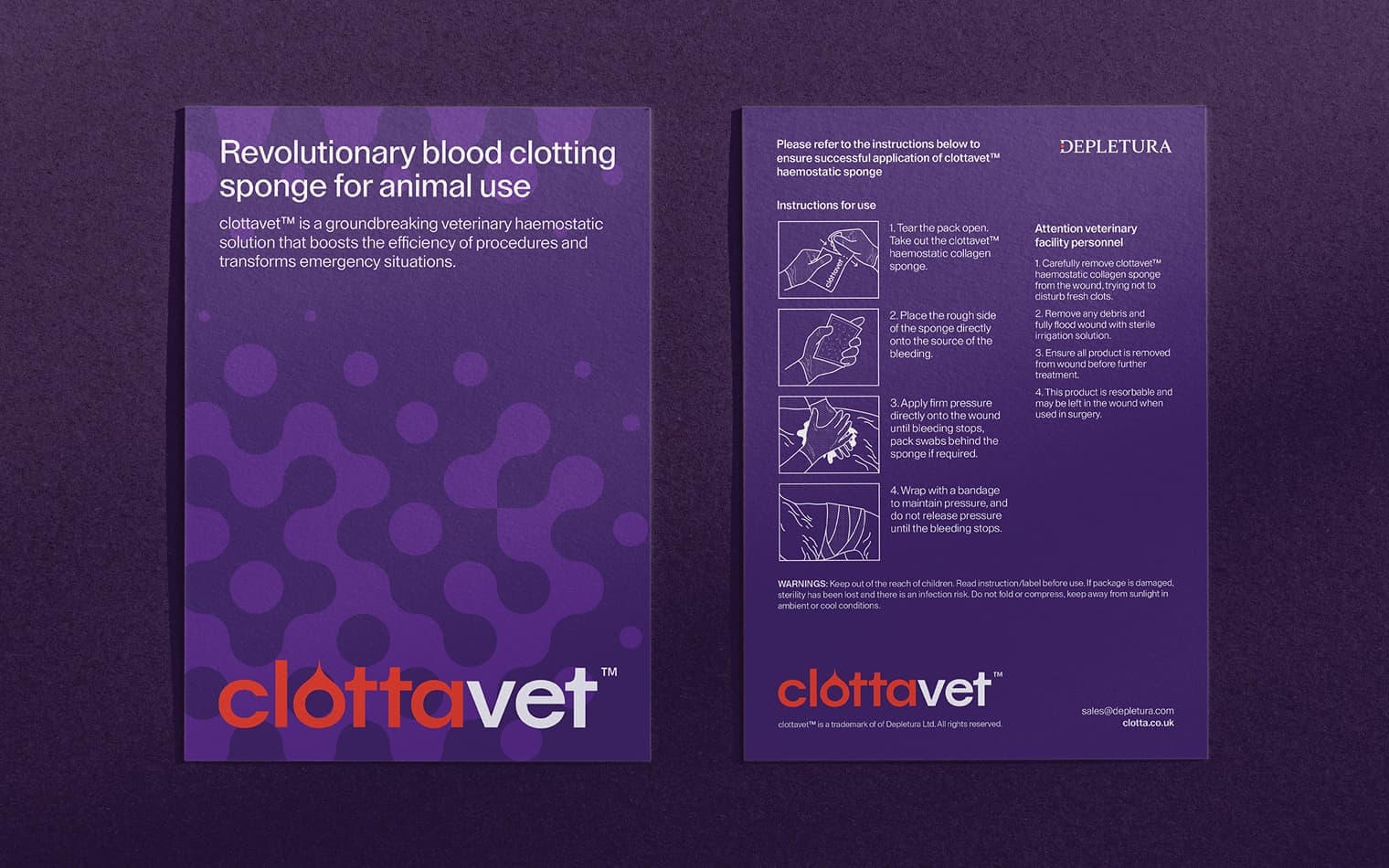 Clotta | Visual Identity | | Printables Design | Pharmaceutical Branding Agency | Work | Steve Edge Design