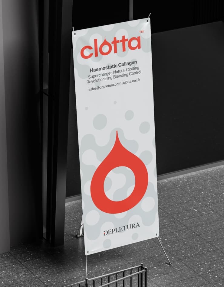 Clotta | Printables | Sign Design | Pharmaceutical Branding Agency | Work | Steve Edge Design