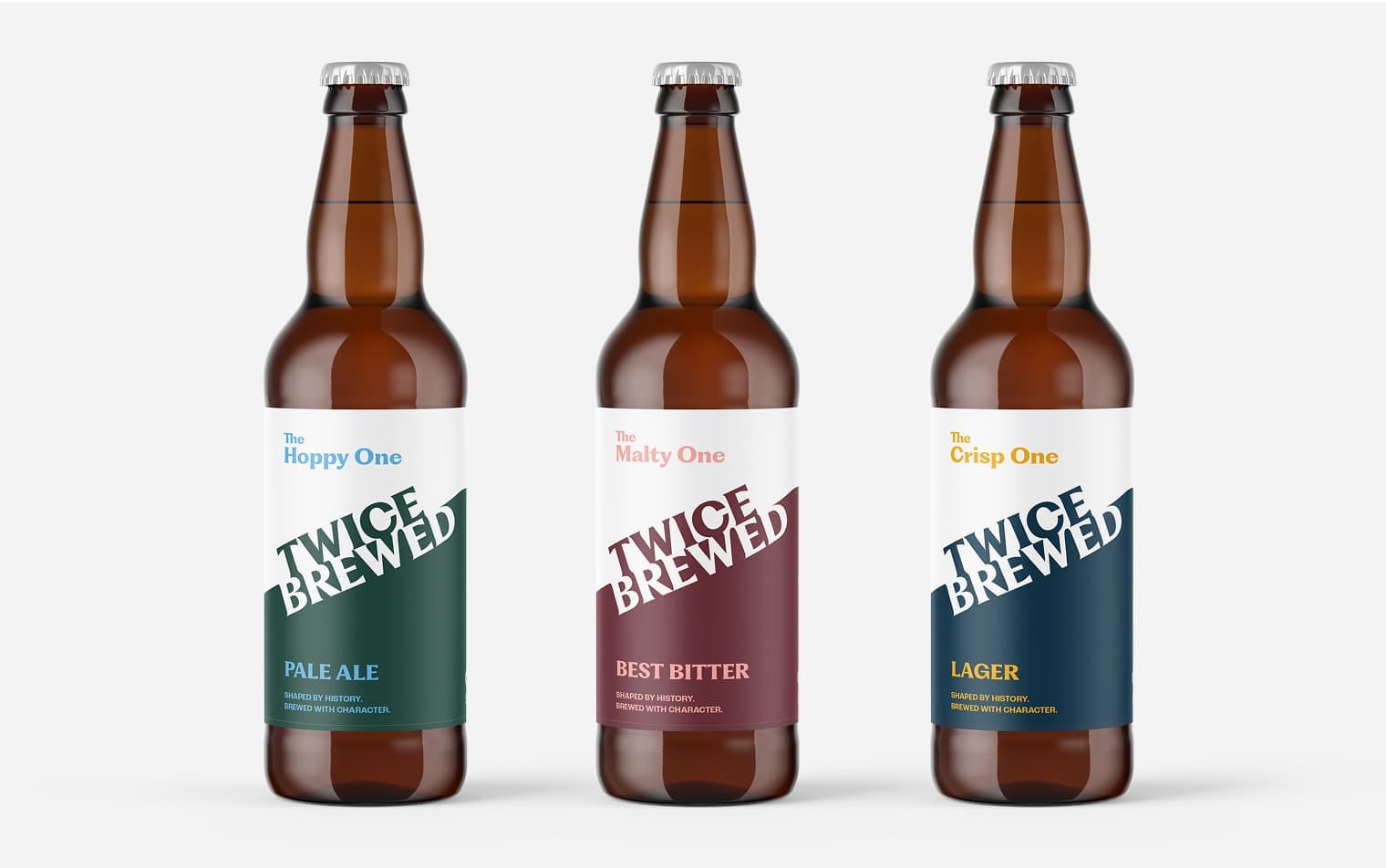 Twice Brewed | Consumer Branding | Visual Identity | Label Design | Work | Steve Edge Design