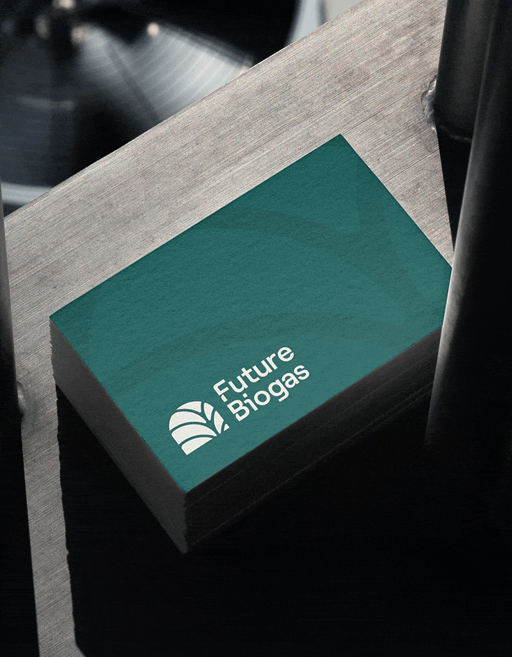Future Biogas | Business Card Design | Printables | Renewable Energy Brand & Web Design | Work Posts | Steve Edge Design