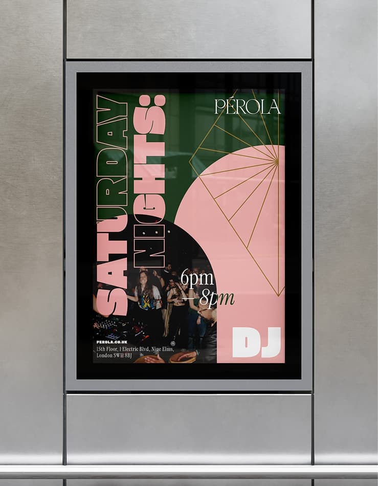 Pérola Bar, Battersea | Branding | Poster Design | Printables | Steve Edge Design