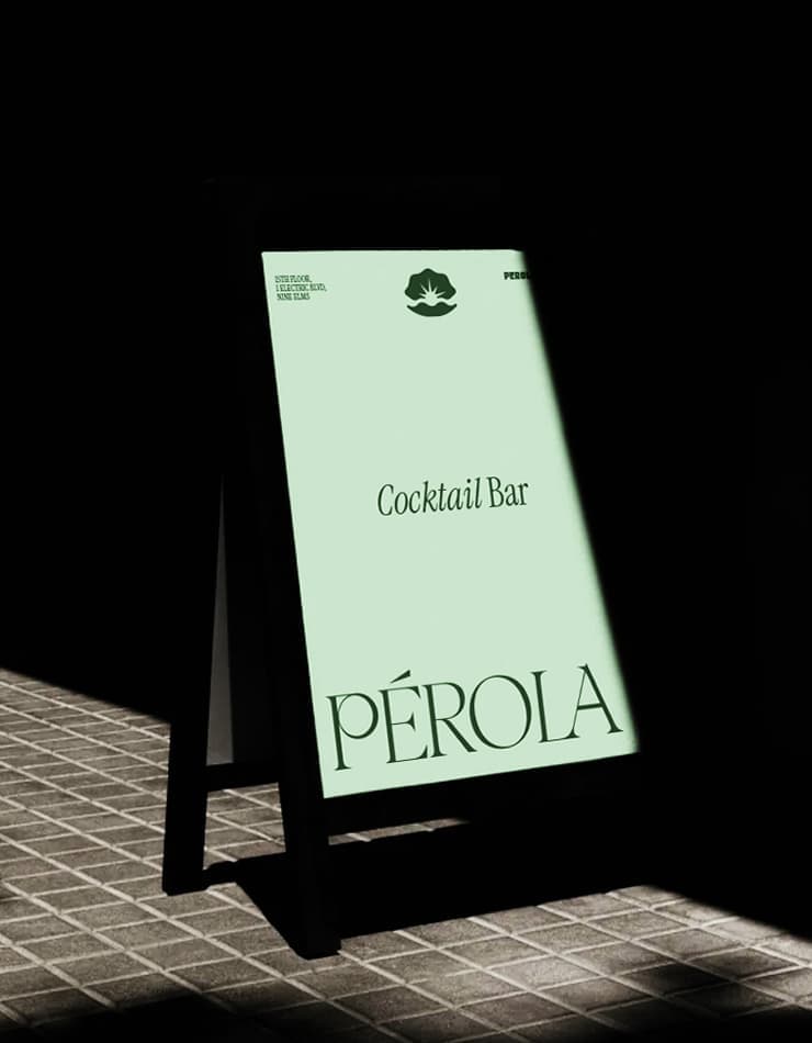 Pérola Bar, Battersea | Visual Identity | Signage | Steve Edge Design