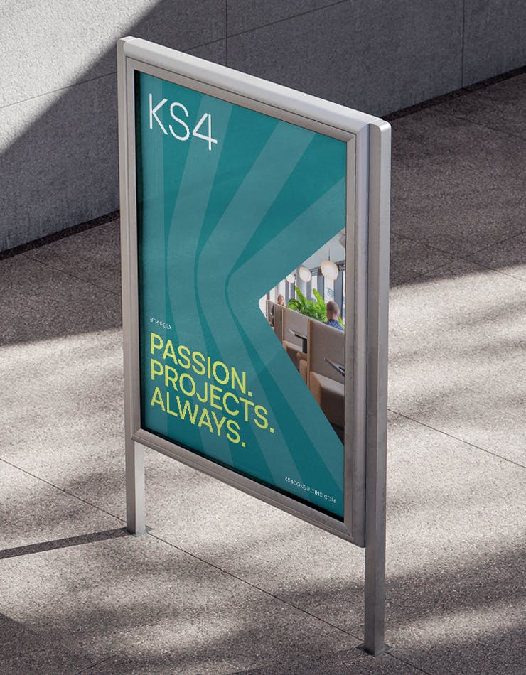 KS4 | Branding & Website Design | Poster | Steve Edge Design