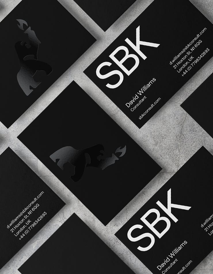 SBK Business Card Design